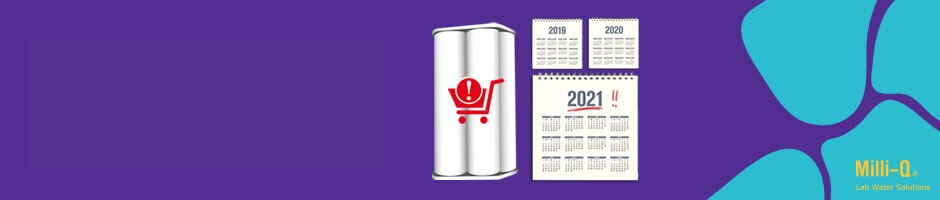 Programa de renovación del sistema de purificación de agua Milli-Q® 