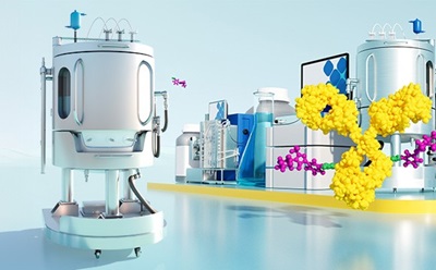 Mobius® ADC reactor and ADC manufacturing suite Mobius®ADC reactor is showing up in front of other products needed to manufacture ADC