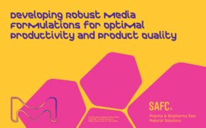 Promotional graphic titled “Closed sampling: Crucial for aseptic processing in manufacturing quality and regulatory compliance,” featuring Millipore branding and abstract blue-and-yellow shapes.