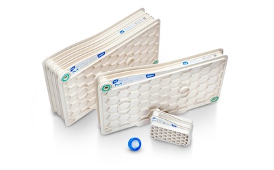 Natrix<sup>®</sup> CH Membrane Chromatography Devices 4 different sizes of membrane chromatography devices