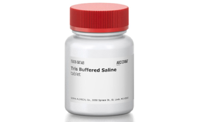 Flacon de solution saline tamponnée au Tris