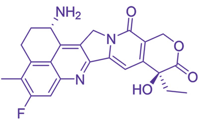 Chemical structure of Exatecan (CAS 171335-80-1)