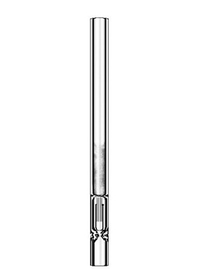 Cup inlet liner Cup (Jennings cup) GC inlet liner with deactivated glass wool positioned above an enlarged internal cup for split injection applications.