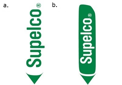 Inert and inertplus logos Comparison of the product logos used on Inert and InertPLUS GC inlet liners.