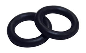 O-rings for gc inlet liner Two black FKM O-rings used to create a gas-tight seal between the GC inlet liner and the inlet body.