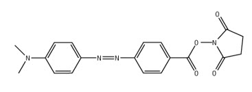 chemical structure of Dabcyl-OSu