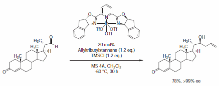 The chiral indium(III)-PYBOX The chiral indium(III)-PYBOX