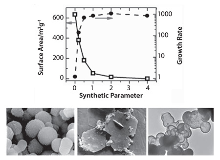 Examples of the ability of bio-inspired synthesis to control porosity Examples of the ability of bio-inspired synthesis to control porosity