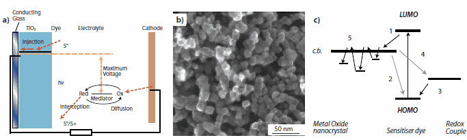 A dye-sensitized solar cell based on an electrochemical system 電気化学的視点からみた色素増感太陽電池