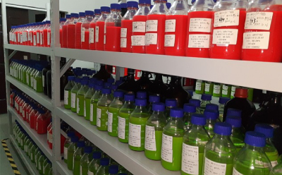 nncrystal colloidal figure 3 High-efficiency and stable quantum dots produced by large-scale production. Product color is due to highly-efficient emission through ambient-light excitation.