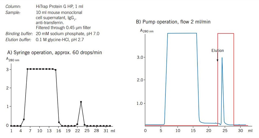 Performing a Separation with HiTrap® Protein G HP