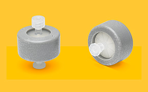 Two exemplary devices representative of the Nanopod NP6 formats of Millistak®+ X0SP filters