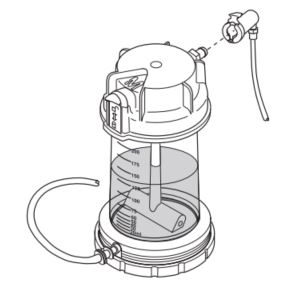 Pressure inlet tubing assembly