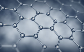 グラフェン構造の模式図 グラフェン構造の模式図