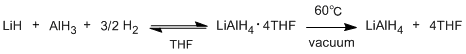 LiAlH4の反応式 LiAlH4の反応式