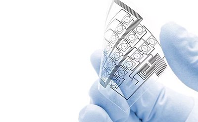 Flexible organic electronics Circuito orgánico integrado impreso en una fina película de plástico