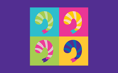 Consider Me Shrimp Campaign imagery depicting different vibrantly colored shrimp as art and symbolizing one's acceptance and support of cultured meat and seafood or cultivated meat and alternative protein as one solution to a multi-solution approach needed to sustainably feed the world’s population