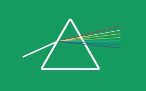 Espectro obtenido por descomposición de la luz blanca a través de un prisma de vidrio