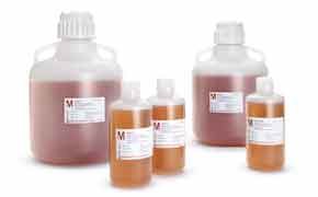 Blood Typing Intermediates (FFMU) large and small bottles containing blood typing antisera for further manufacturing use (FFMU)