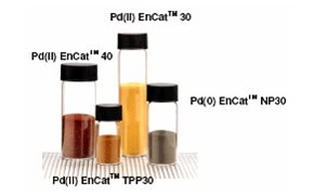 Vials of Pd EnCatTM catalysts for cross-coupling reactions Vials of Pd EnCat™ catalysts for cross-coupling reactions
