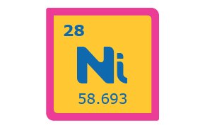 Nickel Periodic Table Symbol Periodic Table Symbol for Nickel