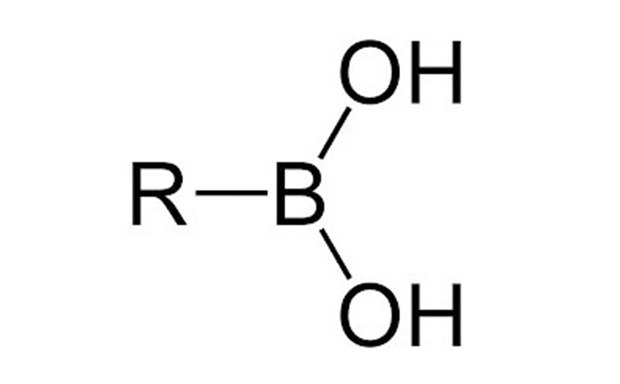 Boronic Acids Derivatives Chemical structure of Boronic acid molecule.