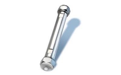 Una columna de cromatograf&iacute;a precargada Hibar®, fabricada en acero inoxidable