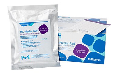 Prácticos medios de cultivo MC-Media Pad® para análisis de indicadores de calidad