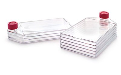 Millicell<sup>®</sup> HY 3-layer cell culture flask, T-600, sterile Millicell<sup>®</sup> HY 3-layer flask, T-600, sterile high yield cell culture flasks provide a consistent, quality growth environment across all layers, with the same volume of media in each layer & the same media requirements as traditional T-flasks.