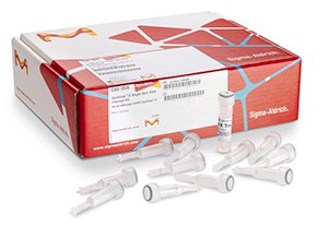 EC800 Genelute Un kit de suministros médicos marcado como "SupraAlvita Sterile Syringe 0,5ml U-100 Insulin" con varias jeringas y ampollas dispersas por delante. Las jeringas y ampollas son de plástico transparente con émbolo blanco.