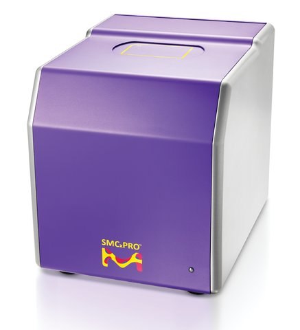 Image of the SMCxPRO® instrument that is part of the ultrasensitive protein and biomarker detection platform. Image of the SMCxPRO® instrument that is part of the ultrasensitive protein and biomarker detection platform.