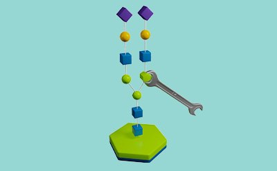Glycobiology Profiling Tools Glycoprotein Estructura de un N-glucano con una llave inglesa unida. Herramientas de perfilado en glucobiología para propiciar el análisis, la preparación y la modificación de glucoproteínas y otras necesidades de flujo de trabajo en glucobiología.