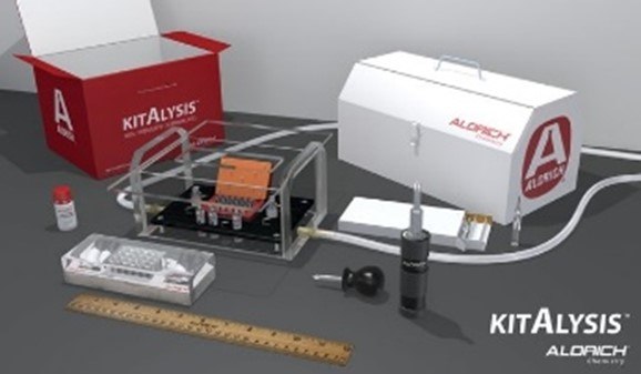 KitAlysis<sup>™</sup> Starter Kit Kit de cribado KitAlysis™ (Z742108) que incluye un bloque de reacción de 24 pocillos, caja de inercia y juego de destornilladores utilizados para la experimentación de alto rendimiento.