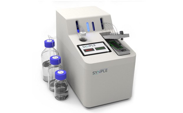 Synple 2 Automated Synthesizer Synple 2 Automated Synthesizer with solvent bottles