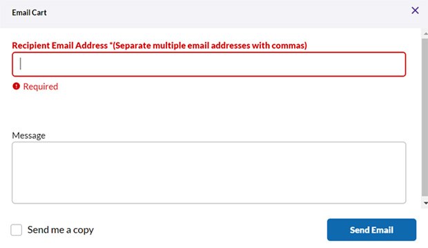 Email Cart Email Cart