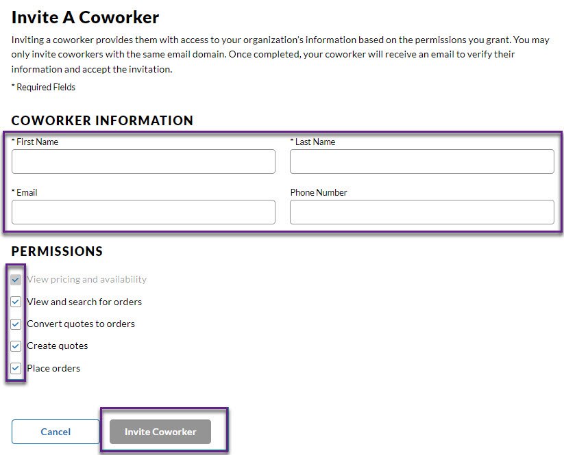 Invite a Coworker Step 2 La nueva función "Carga masiva de listas" permite cargar artículos con rapidez y facilidad, en lugar de introducirlos manualmente.