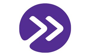 Icono de diseño de ruta de servicio SYNTHIA Icono de doble flecha que simboliza el avance y el diseño de rutas sencillas en la interfaz del software SYNTHIA™.