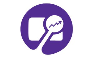 Icono de ahorro de tiempo del servicio SYNTHIA Icono con una lupa sobre un gráfico, que representa el análisis de datos y el examen detallado para ahorrar tiempo con el software SYNTHIA™.