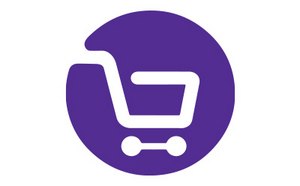 Icono de lista de la compra de la página de servicio SYNTHIA Icono de un carrito de compra sobre fondo morado, que ilustra la función para crear un carrito de compra dentro del software SYNTHIA™ conectado con el catálogo de SigmaAldrich.