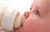 Baby with bottle Baby with bottle