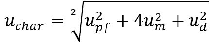 Uncertainty calculation for the certified concentration of a CRM including homogeneity and stability terms. Uncertainty calculation for the certified concentration of a CRM including homogeneity and stability terms.