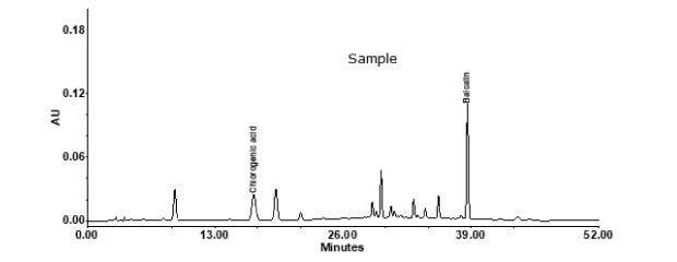Analysis of compounded Lonucerae Japonicae Flos using Discovery® HS C18 HPLC column