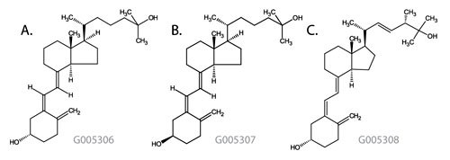 Vitamin d metabolite structures Figure 1. Vitamin D Metabolite Structures