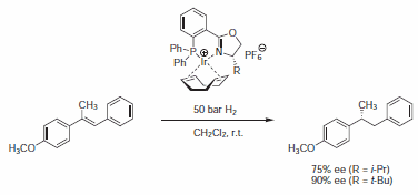cationic-iridium-phosphinooxazoline Cationic iridium-phosphinooxazoline complexes