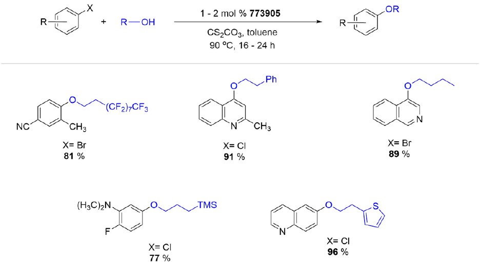 Microsoft Word - G3 and G4 Buchwald Precatalysts_TS1 RockPhos Pd G3 catalyzed C-O cross-coupling of aryl halides with primary alcohols.