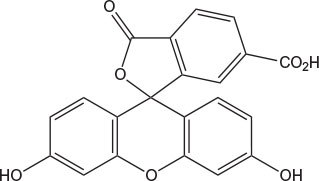 carboxyfluro Chemical structure of 6-Carboxyfluorescein