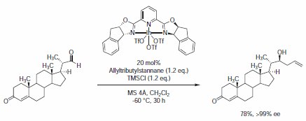 The chiral indium(III)-PYBOX The chiral indium(III)-PYBOX
