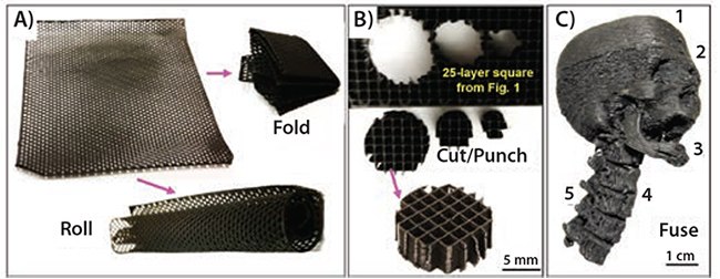 graphene-structures Graphene structures from 3D-printed graphene inks are flexible