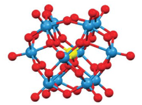 Energy Storage Model Siw12 Ball and stick Model of SiW12