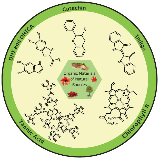Sustainable Organic Electronics (SOE) molecular structures of interest